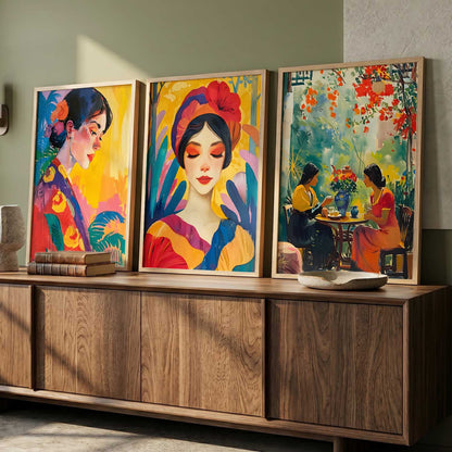 Modern  Wall  Art  Paintings for Living Room - Wall Poster With frames