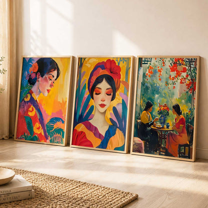 Modern  Wall  Art  Paintings for Living Room - Wall Poster With frames