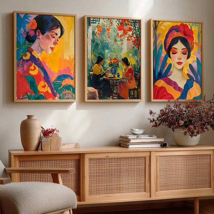 Modern  Wall  Art  Paintings for Living Room - Wall Poster With frames