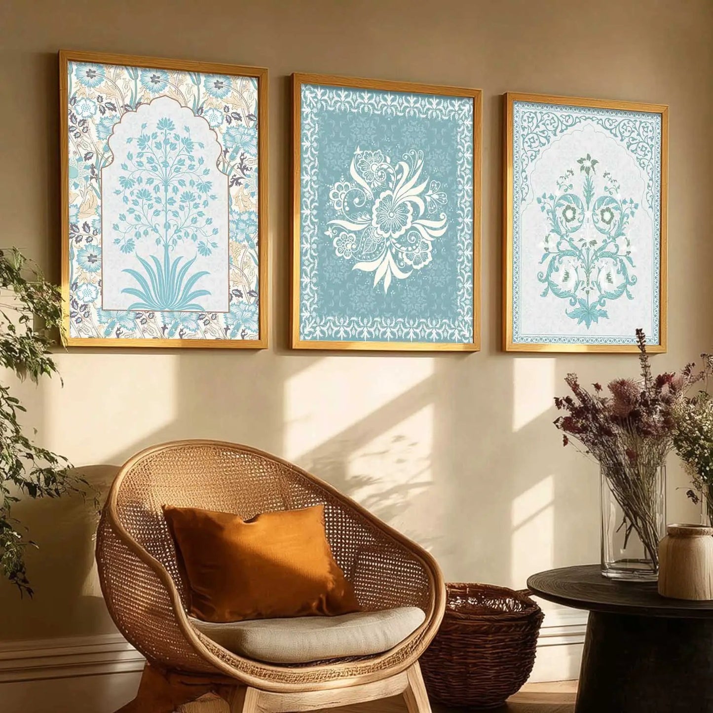 Traditional   Wall  Art  Paintings for Living Room - Wall Poster With frames