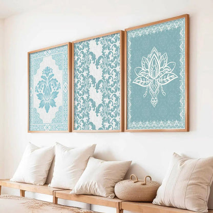 Traditional  Wall  Art  Paintings for Living Room - Wall Poster With frames