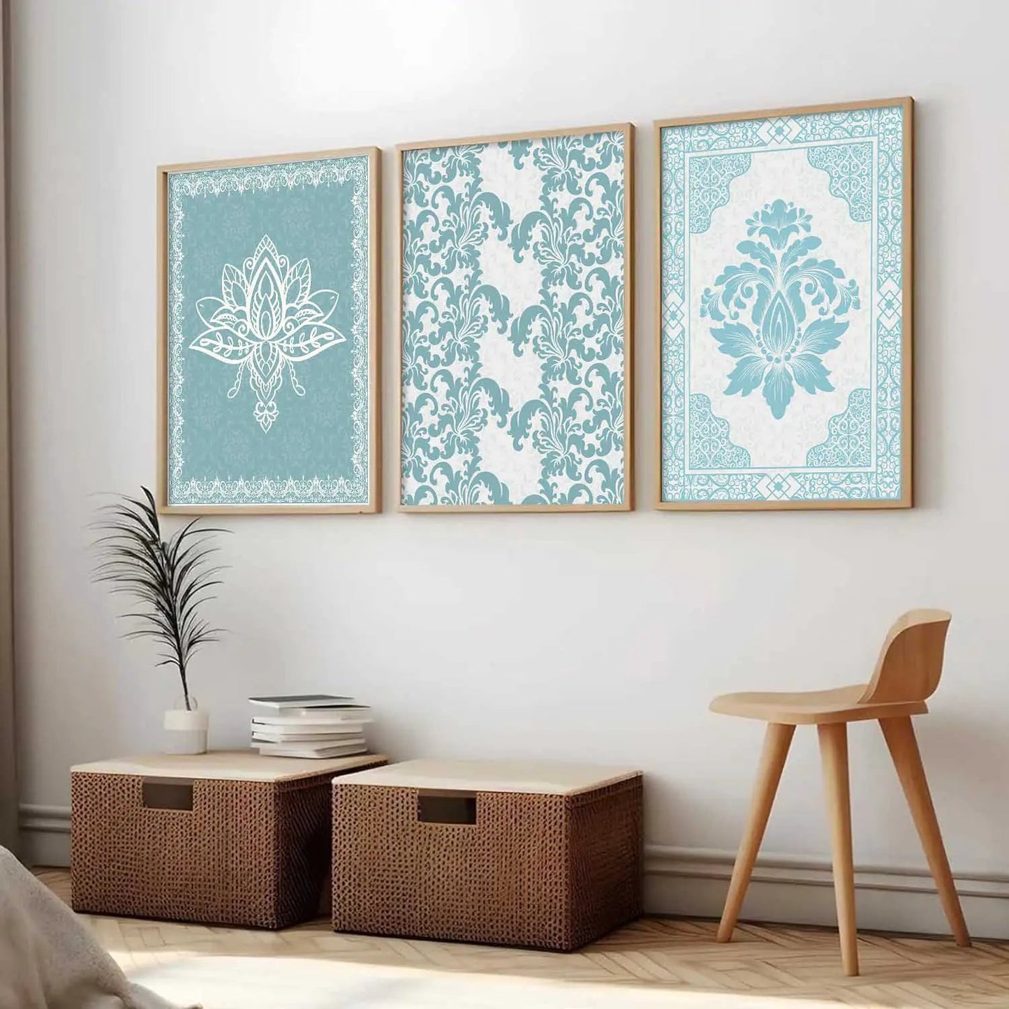 Traditional  Wall  Art  Paintings for Living Room - Wall Poster With frames