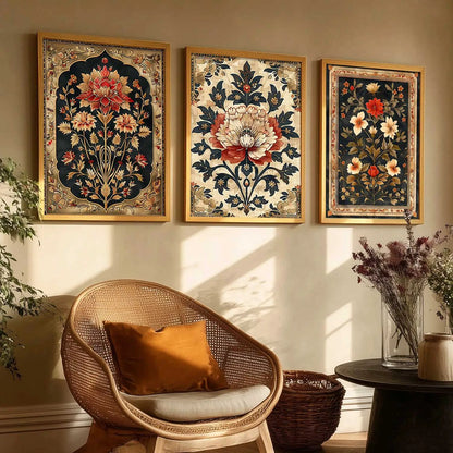 Floral Wall  Art Paintings for Living Room - Wall Poster With frames