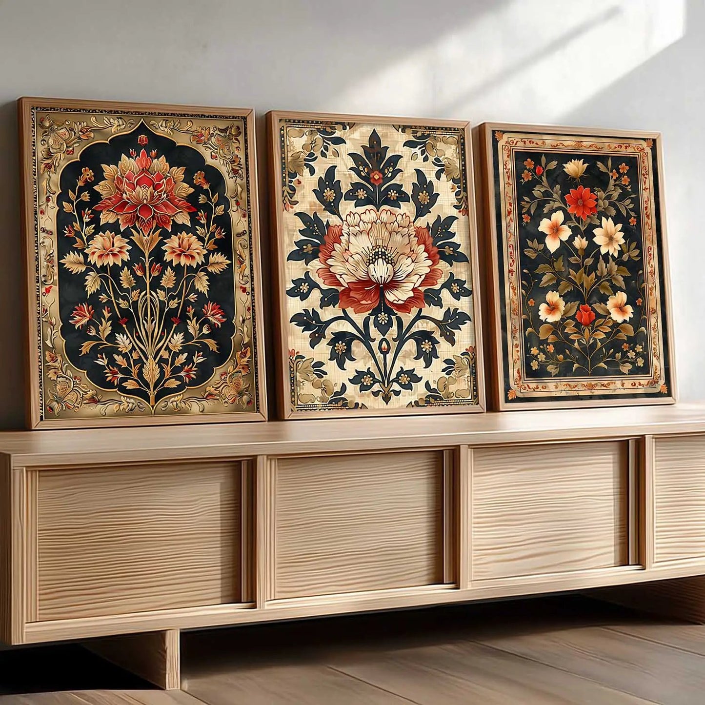 Floral Wall  Art Paintings for Living Room - Wall Poster With frames