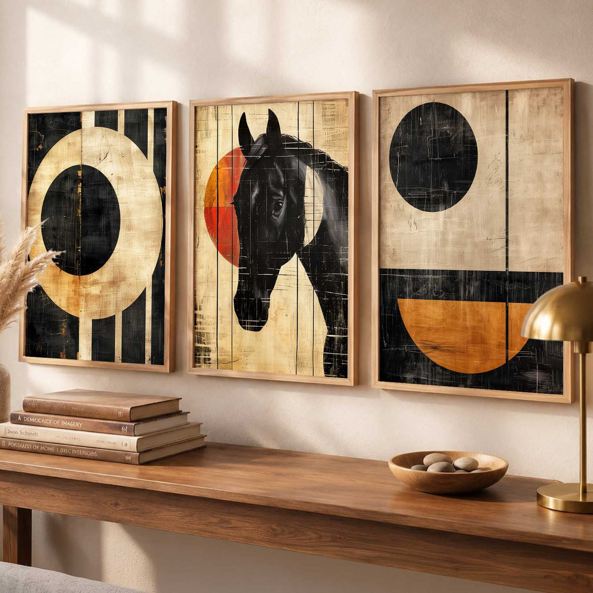 Modern  Wall  Art  Paintings for Living Room - Wall Poster With frames