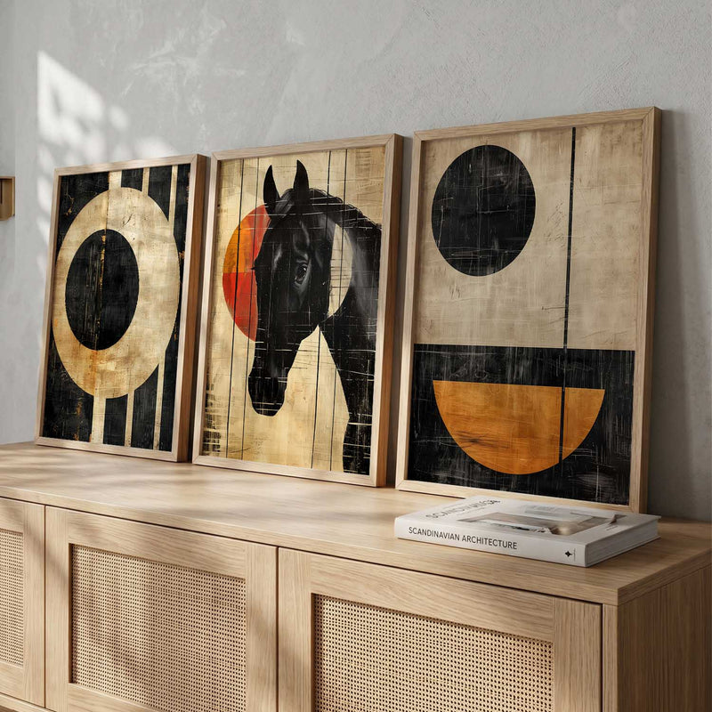 Modern  Wall  Art  Paintings for Living Room - Wall Poster With frames