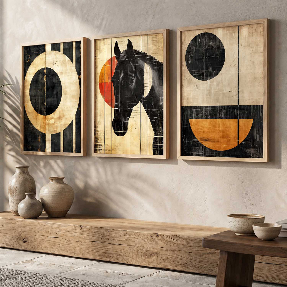 Modern  Wall  Art  Paintings for Living Room - Wall Poster With frames