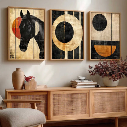 Modern  Wall  Art  Paintings for Living Room - Wall Poster With frames