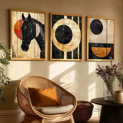Modern  Wall  Art  Paintings for Living Room - Wall Poster With frames