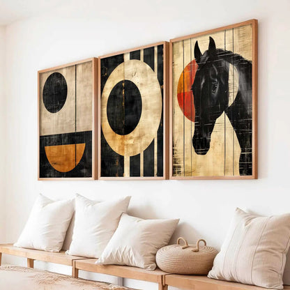 Modern  Wall  Art  Paintings for Living Room - Wall Poster With frames