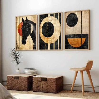 Modern  Wall  Art  Paintings for Living Room - Wall Poster With frames