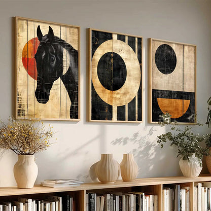 Modern  Wall  Art  Paintings for Living Room - Wall Poster With frames