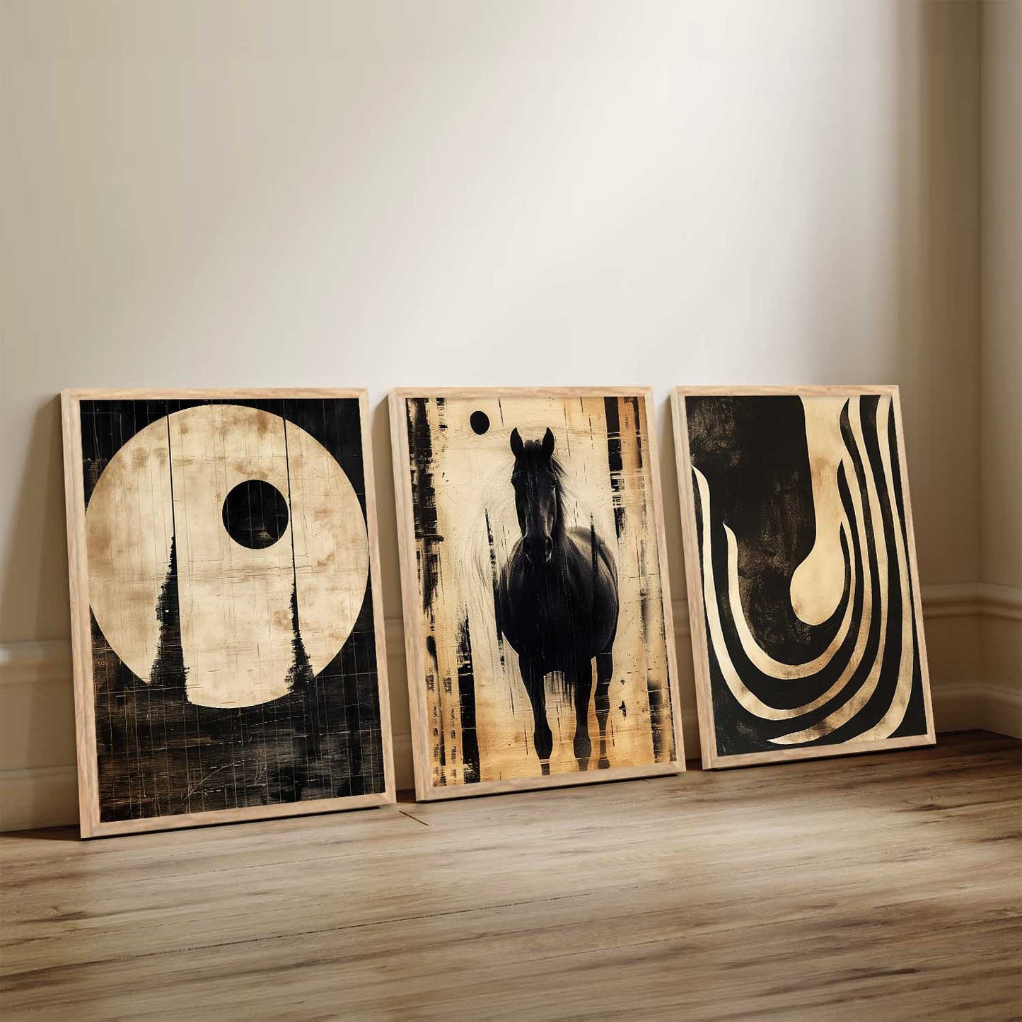 Boho  Wall  Art Paintings for Living Room - Wall Poster With frames