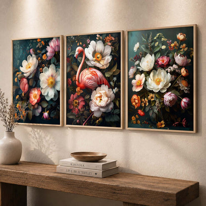 Floral   Wall   Art  Paintings for Living Room - Wall Poster With frames