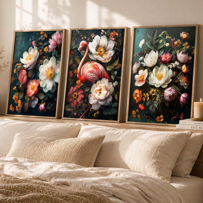Floral   Wall   Art  Paintings for Living Room - Wall Poster With frames
