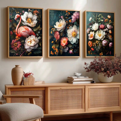 Floral   Wall   Art  Paintings for Living Room - Wall Poster With frames
