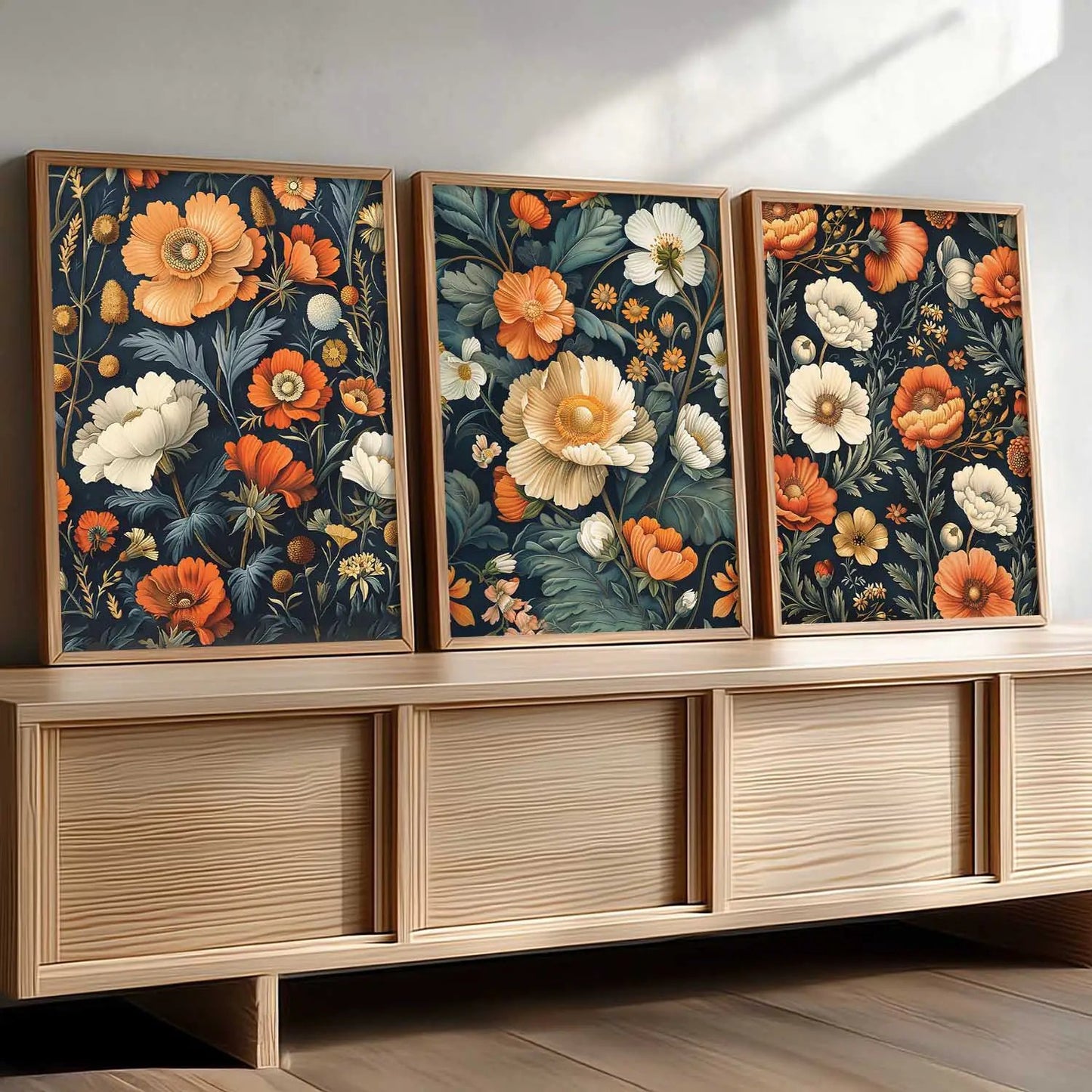 Floral  Wall  Art Paintings for Living Room - Wall Poster With frames