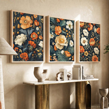 Floral  Wall  Art Paintings for Living Room - Wall Poster With frames