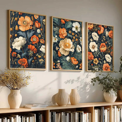 Floral  Wall  Art Paintings for Living Room - Wall Poster With frames