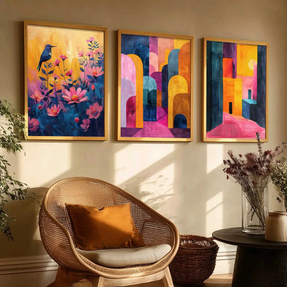 Modern Wall Art Paintings for Living Room - Wall Poster With frames