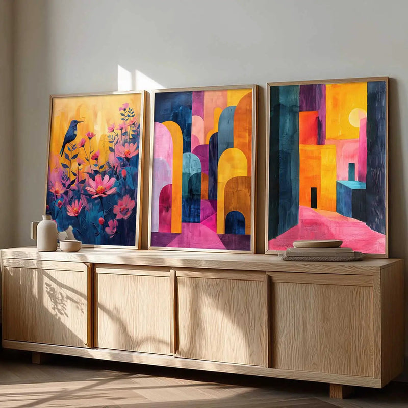 Modern Wall Art Paintings for Living Room - Wall Poster With frames