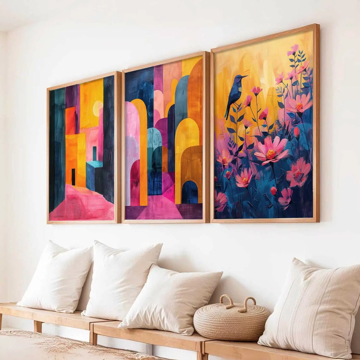 Modern Wall Art Paintings for Living Room - Wall Poster With frames