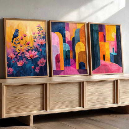 Modern Wall Art Paintings for Living Room - Wall Poster With frames