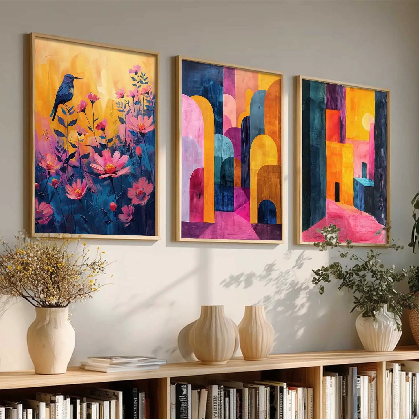 Modern Wall Art Paintings for Living Room - Wall Poster With frames