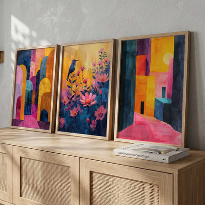 Modern Wall Art Paintings for Living Room - Wall Poster With frames