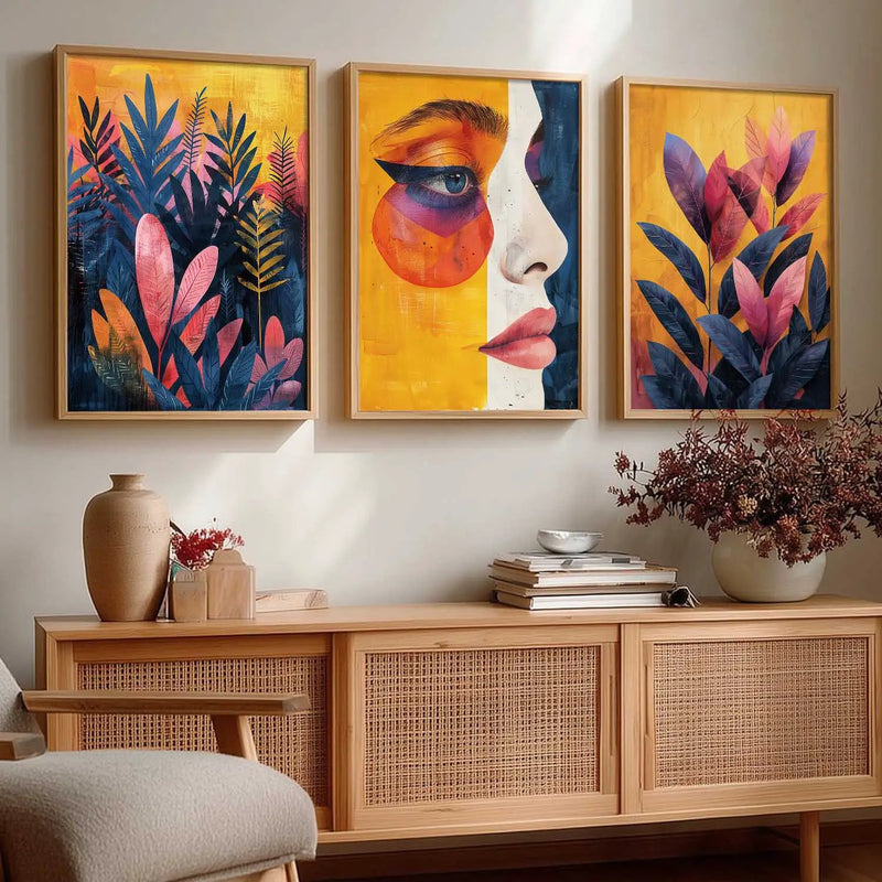 Modern Wall Art Paintings for Living Room - Wall Poster With frames