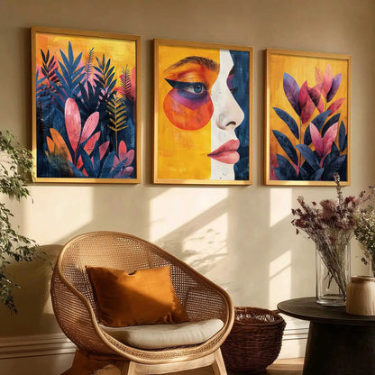 Modern Wall Art Paintings for Living Room - Wall Poster With frames