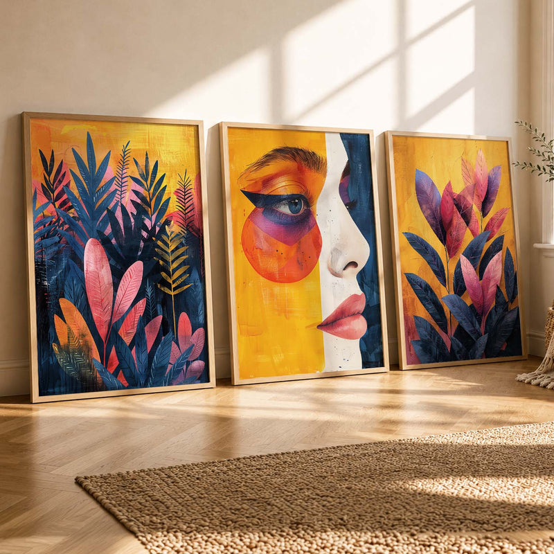 Modern Wall Art Paintings for Living Room - Wall Poster With frames
