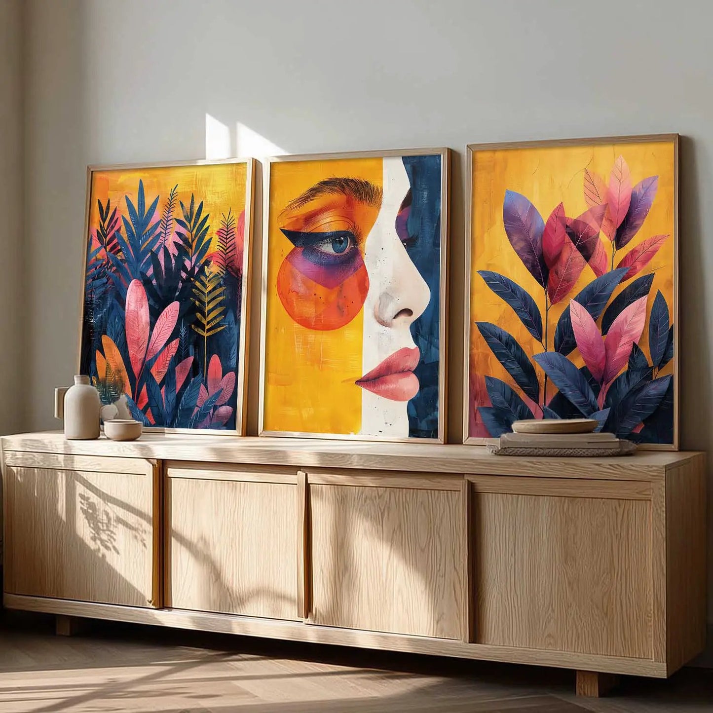 Modern Wall Art Paintings for Living Room - Wall Poster With frames