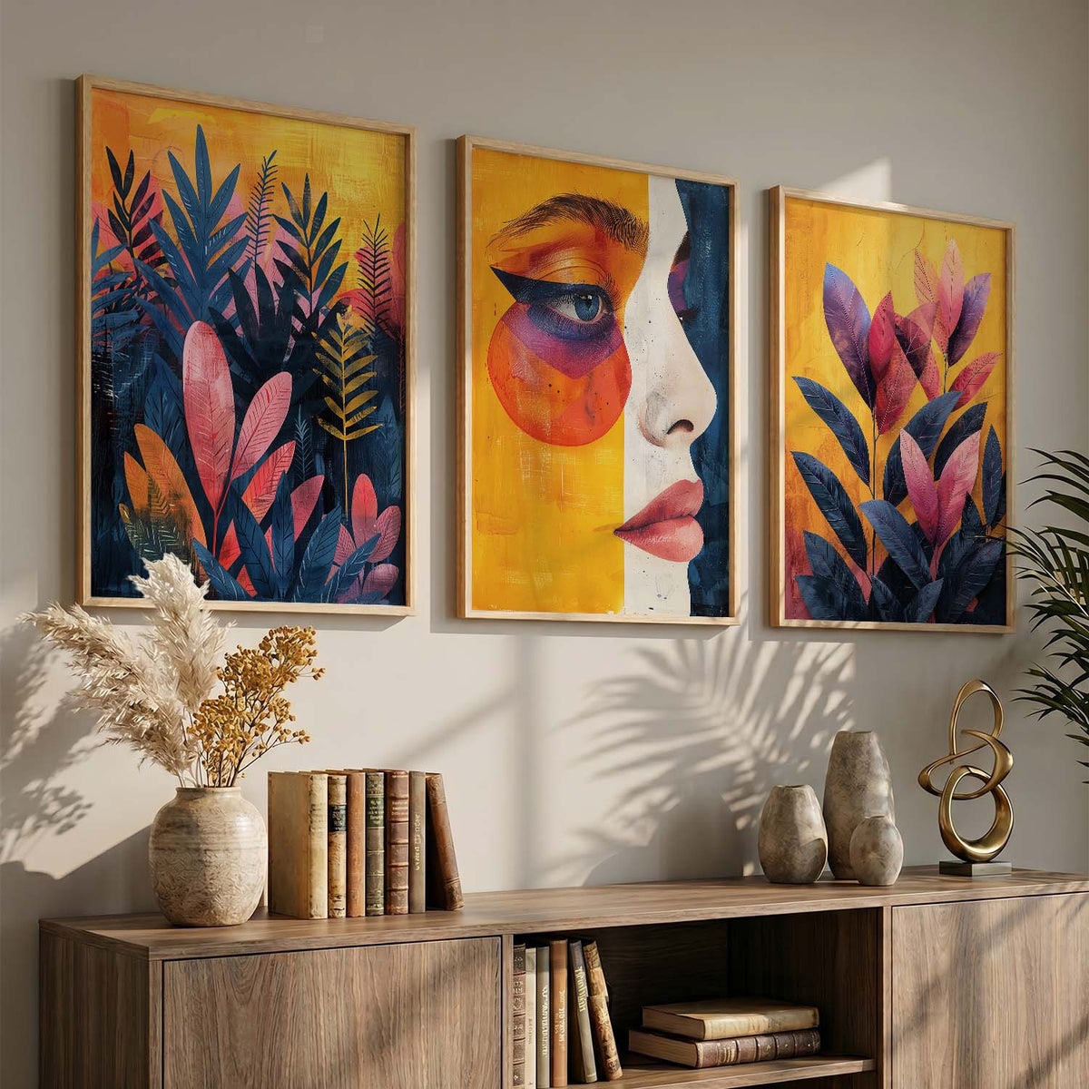Modern Wall Art Paintings for Living Room - Wall Poster With frames