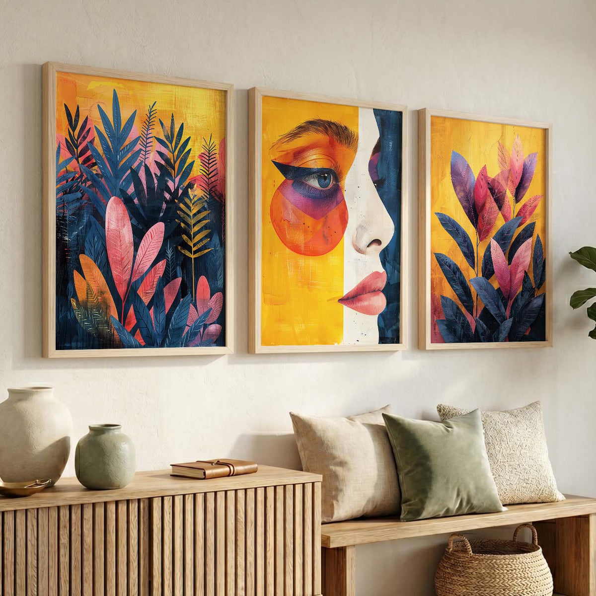 Modern Wall Art Paintings for Living Room - Wall Poster With frames