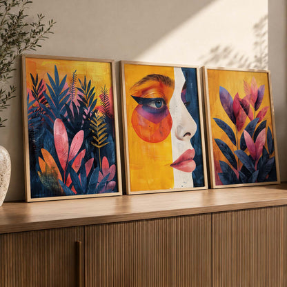 Modern Wall Art Paintings for Living Room - Wall Poster With frames