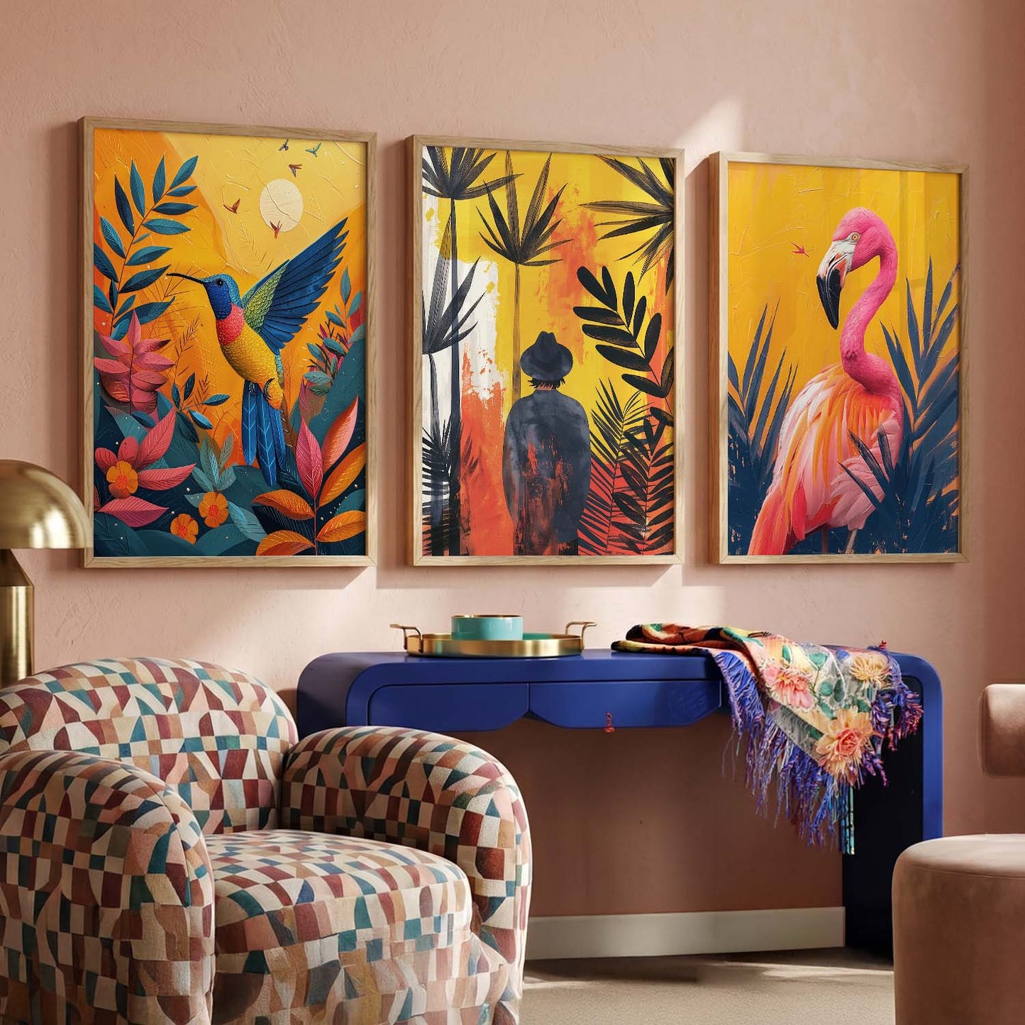 Modern   Wall  Art  Paintings for Living Room - Wall Poster With frames
