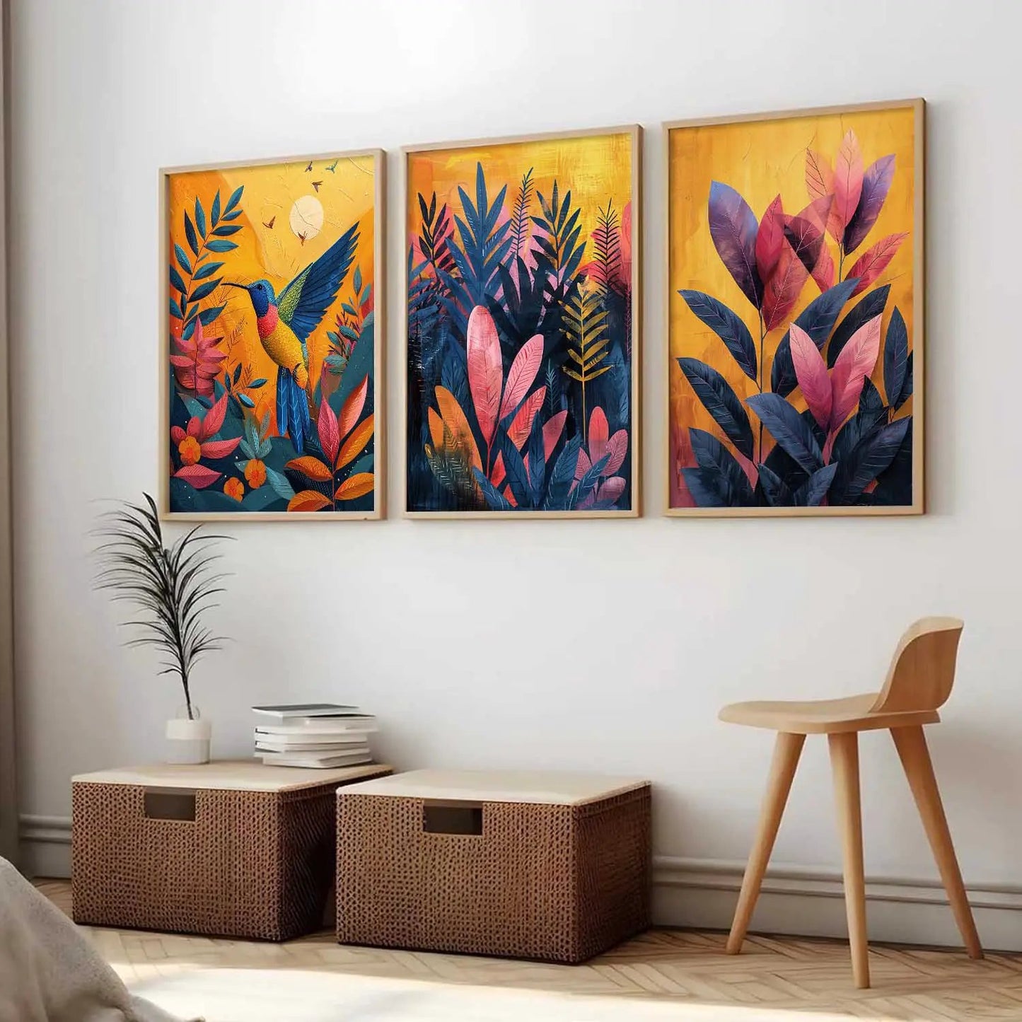 Modern Wall Art Paintings for Living Room - Wall Poster With frames