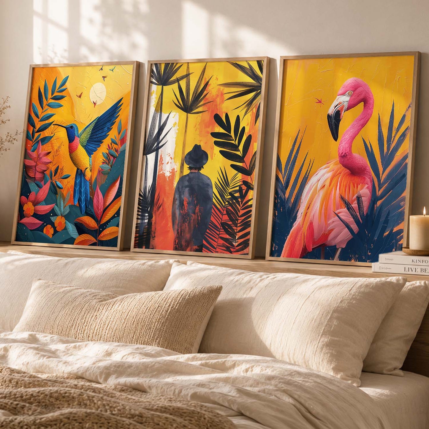 Modern   Wall  Art  Paintings for Living Room - Wall Poster With frames