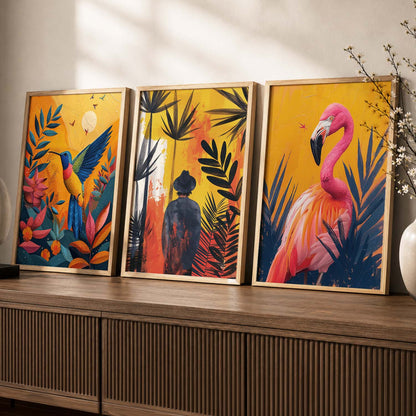 Modern   Wall  Art  Paintings for Living Room - Wall Poster With frames