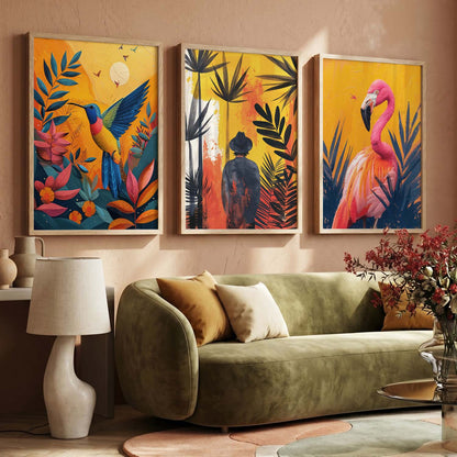 Modern   Wall  Art  Paintings for Living Room - Wall Poster With frames