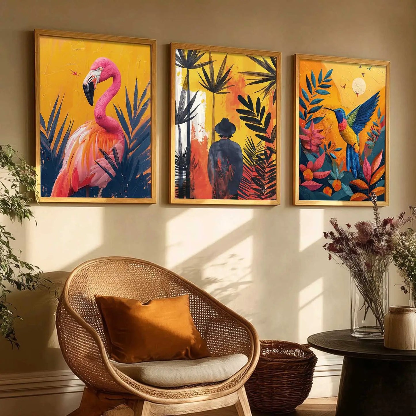 Modern   Wall  Art  Paintings for Living Room - Wall Poster With frames