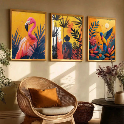 Modern   Wall  Art  Paintings for Living Room - Wall Poster With frames