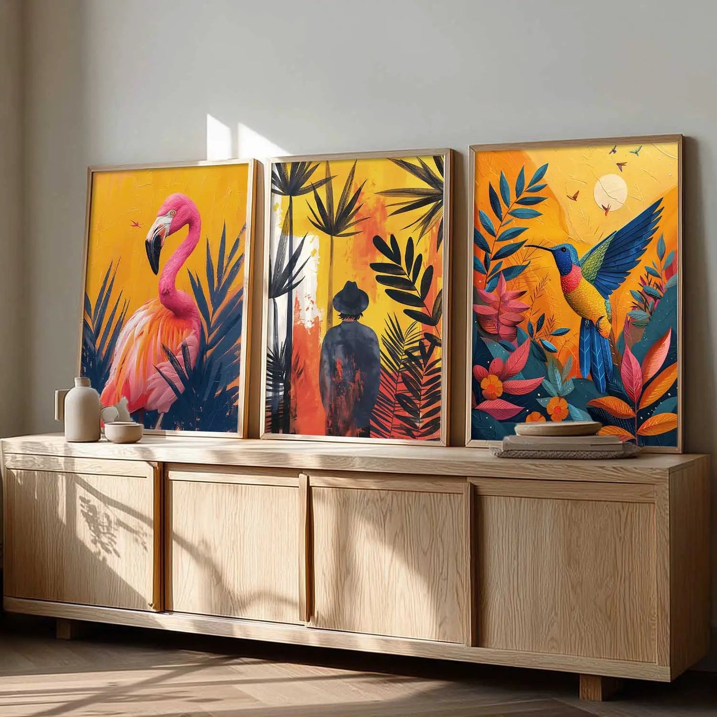 Modern   Wall  Art  Paintings for Living Room - Wall Poster With frames