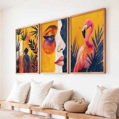 Modern   Wall  Art  Paintings for Living Room - Wall Poster With frames