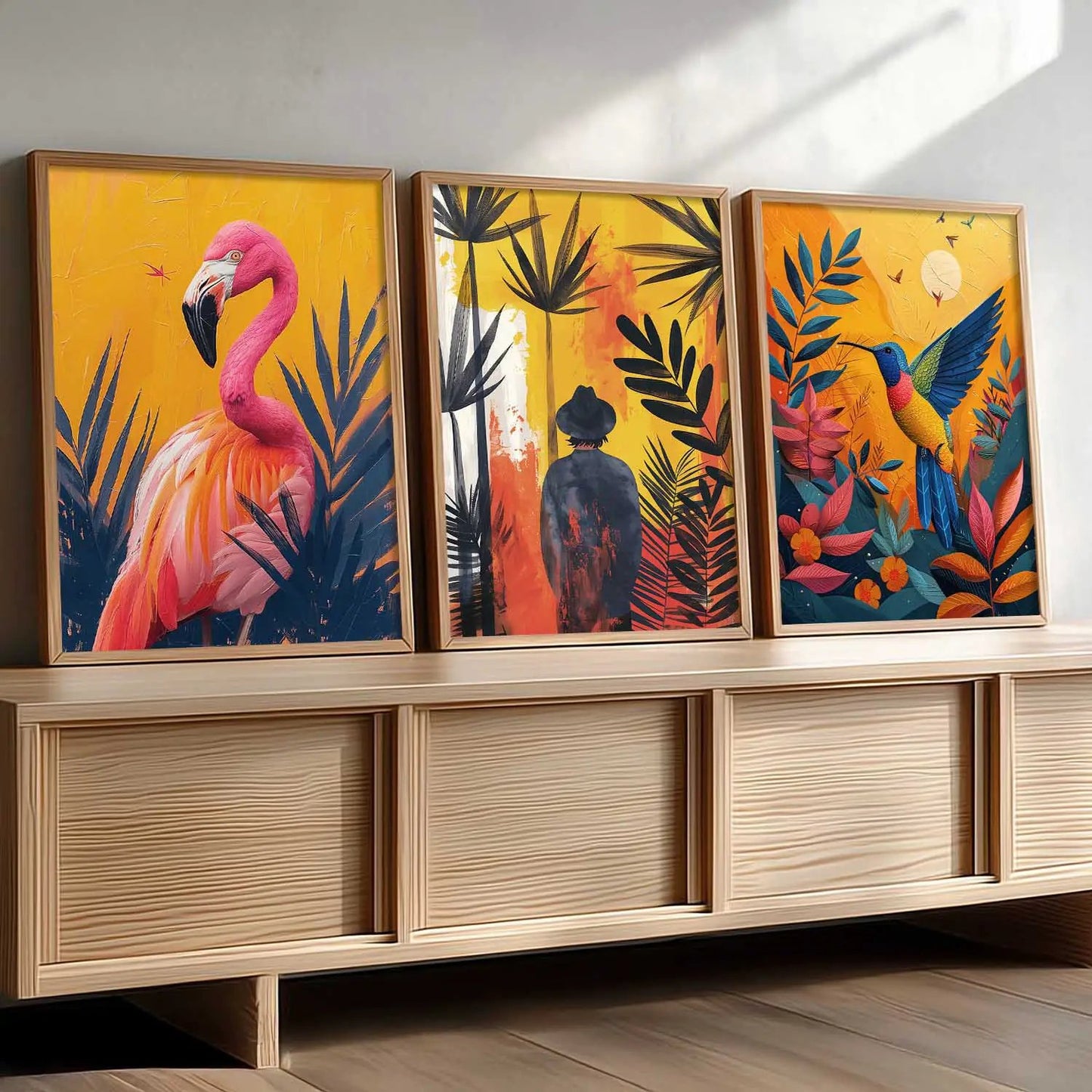 Modern   Wall  Art  Paintings for Living Room - Wall Poster With frames