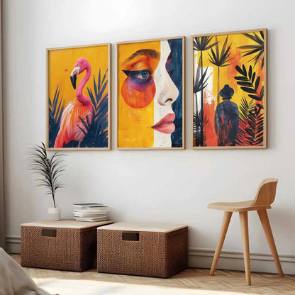 Modern   Wall  Art  Paintings for Living Room - Wall Poster With frames