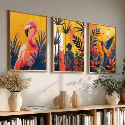 Modern   Wall  Art  Paintings for Living Room - Wall Poster With frames