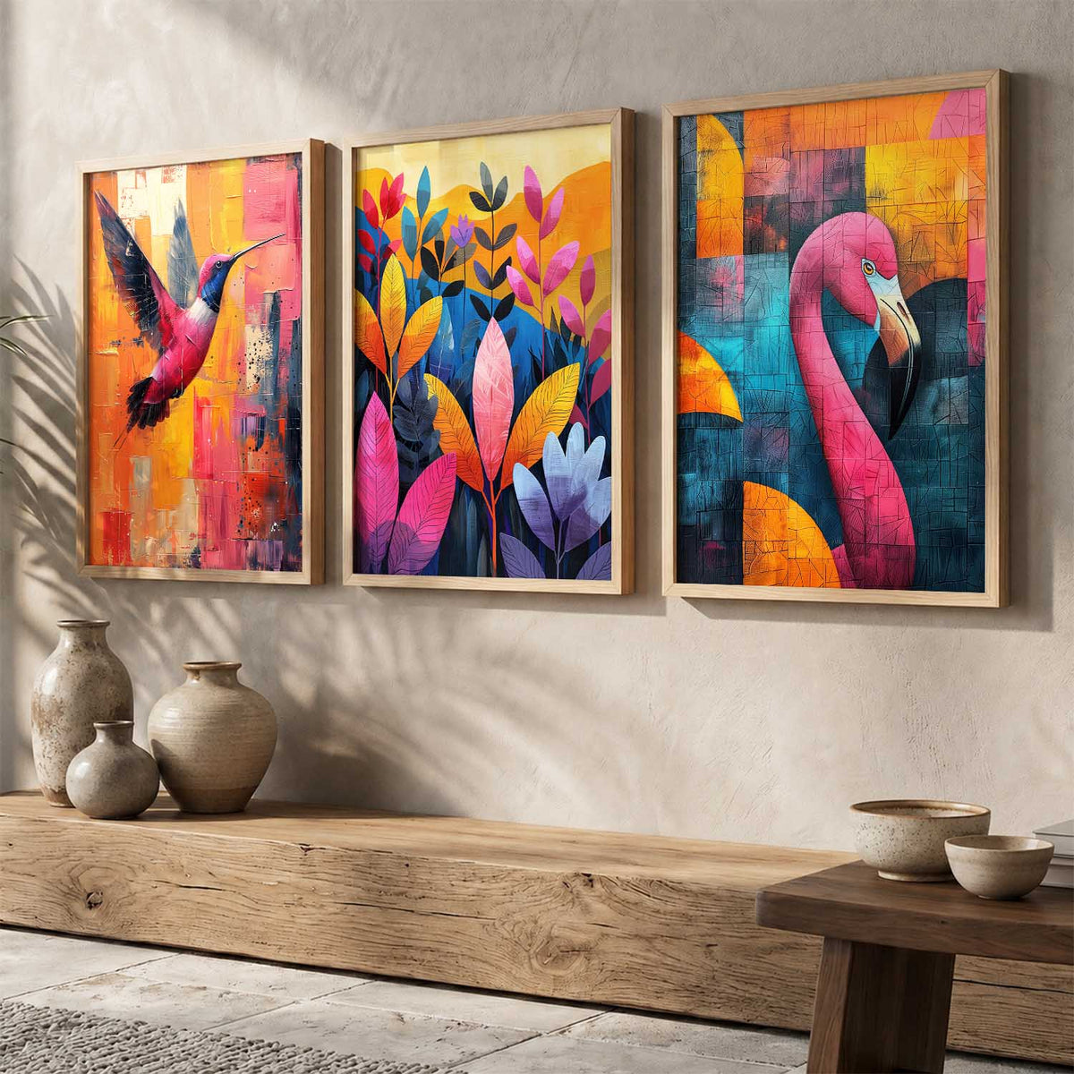 Modern Wall  Art Paintings for Living Room - Wall Poster With frames