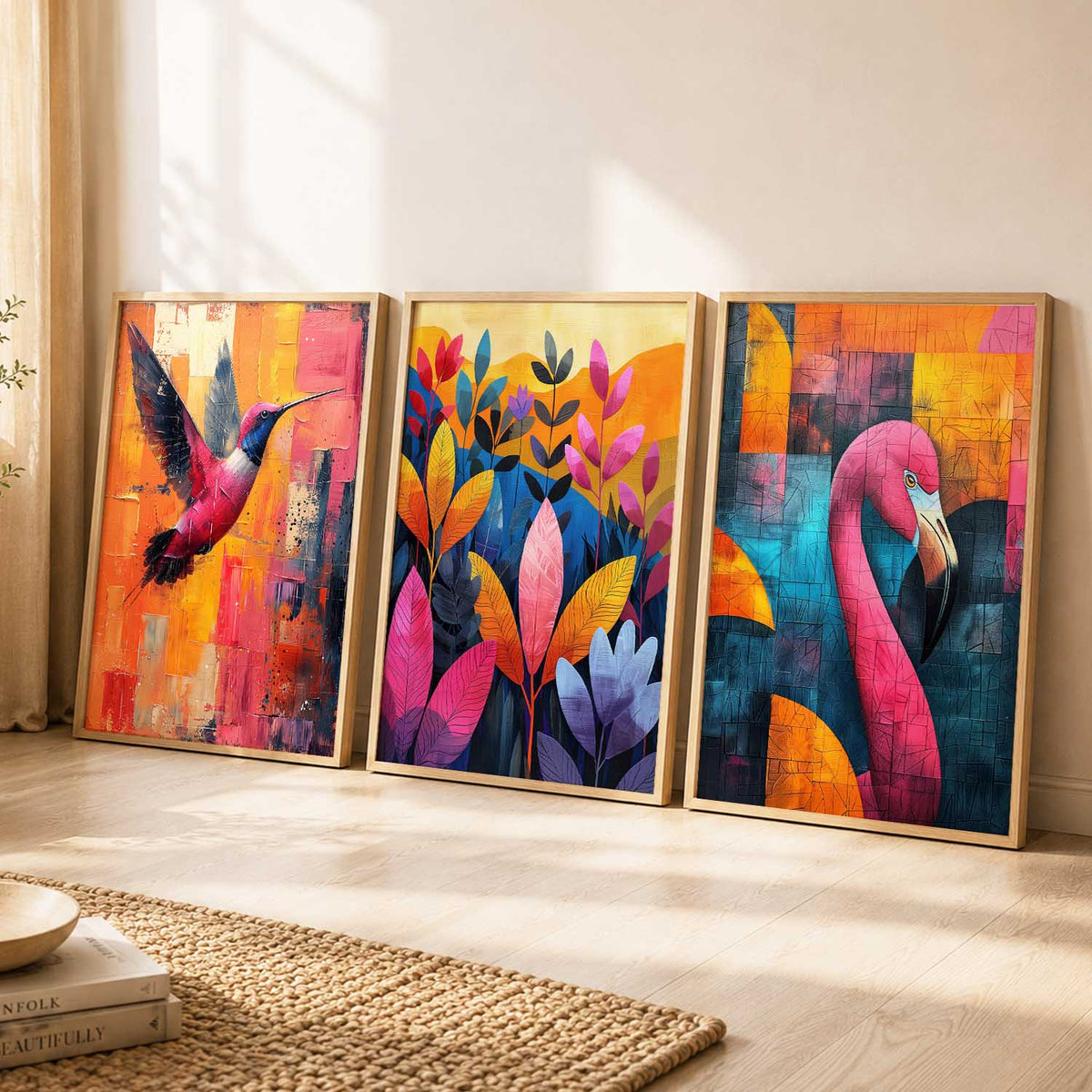 Modern Wall  Art Paintings for Living Room - Wall Poster With frames